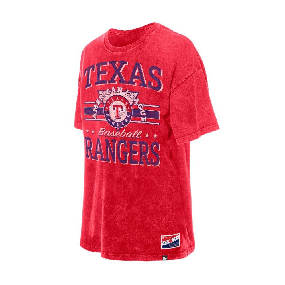 Texas Rangers New Era Women's Oversized Boyfriend T-Shirt - MLB