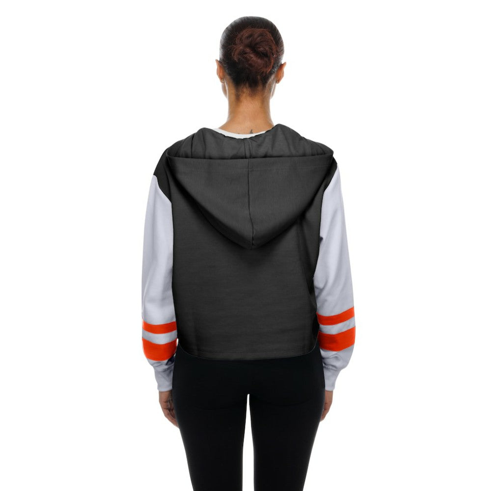 San Francisco Giants New Era Women's Boxy Lace-Up Hoodie - MLB