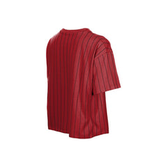 Arizona Diamondbacks New Era Women's Throwback Meshback Pinstripe Boxy T-Shirt - MLB