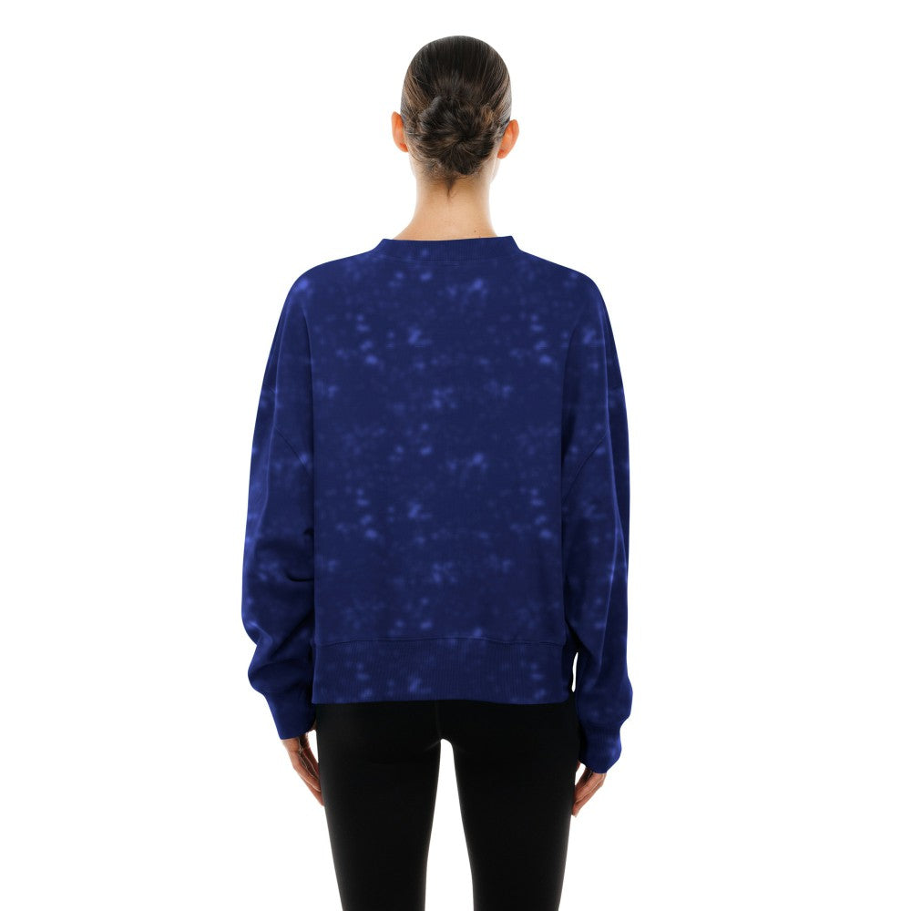 Los Angeles Dodgers New Era Women's Throwback Oversized Boxy Sweatshirt - MLB