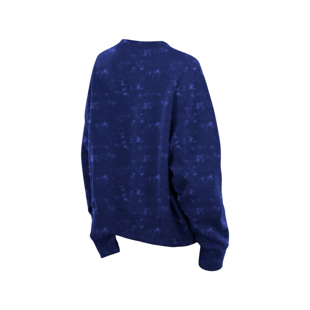 Los Angeles Dodgers New Era Women's Throwback Oversized Boxy Sweatshirt - MLB