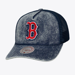 Boston Red Sox Mitchell & Ness Unisex Gameday Adjustable Trucker Hat - MLB