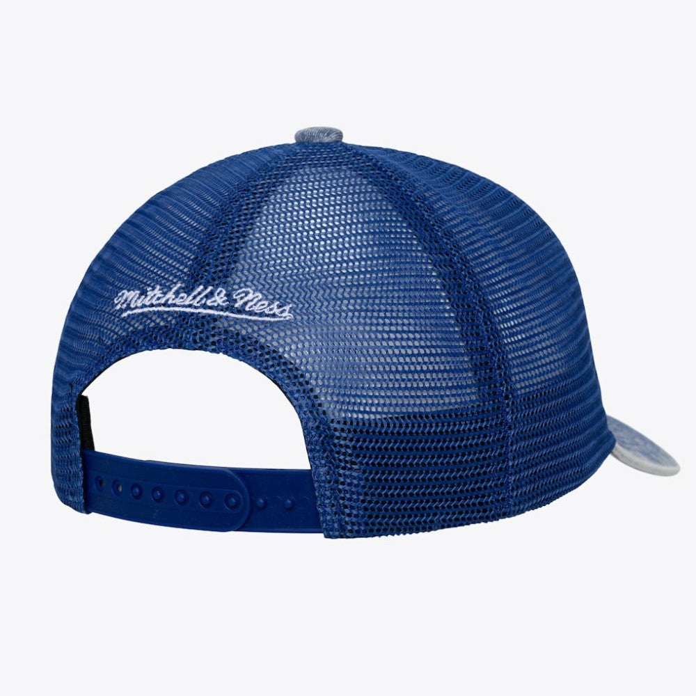 New York Mets Mitchell & Ness Unisex Gameday Adjustable Trucker Hat - MLB