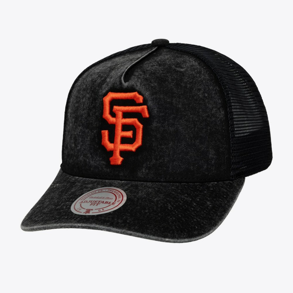 San Francisco Giants Mitchell & Ness Unisex Gameday Adjustable Trucker Hat - MLB