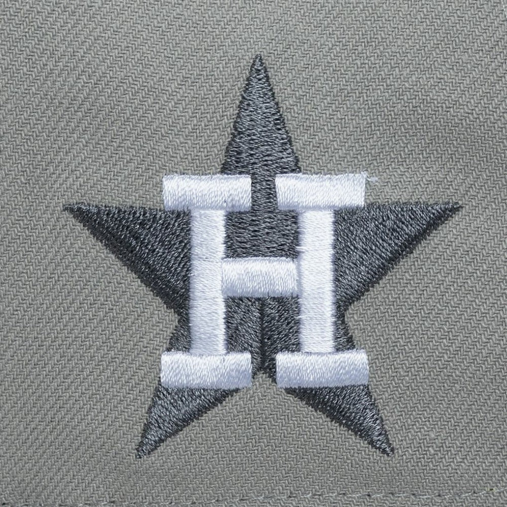 Houston Astros Mitchell & Ness Cooperstown Thunderstorm Head Coach Pro-Crown Adjustable Hat - MLB