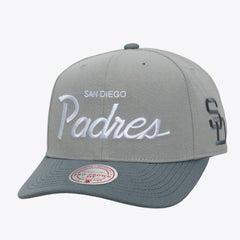 San Diego Padres Mitchell & Ness Cooperstown Thunderstorm Head Coach Pro-Crown Adjustable Hat - MLB