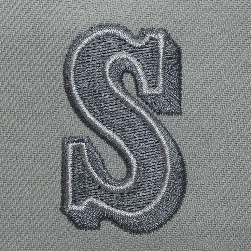 Seattle Mariners Mitchell & Ness Cooperstown Thunderstorm Head Coach Pro-Crown Adjustable Hat - MLB