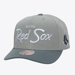 Boston Red Sox Mitchell & Ness Thunderstorm Head Coach Pro-Crown Adjustable Hat - MLB