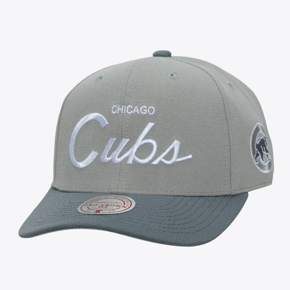 Chicago Cubs Mitchell & Ness Thunderstorm Head Coach Pro-Crown Adjustable Hat - MLB