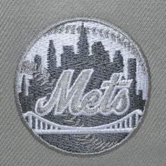 New York Mets Mitchell & Ness Thunderstorm Head Coach Pro-Crown Adjustable Hat - MLB