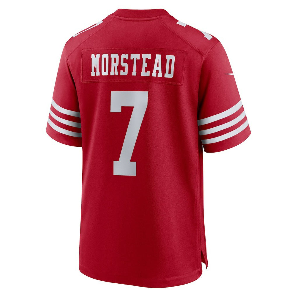 Thomas Morstead San Francisco 49ers Team Game Jersey Scarlet | Nike for Sale