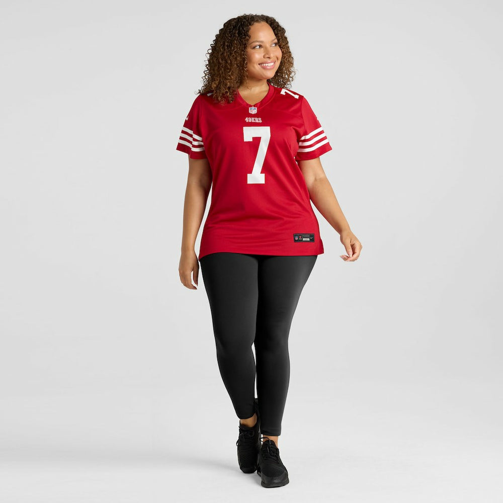 Thomas Morstead San Francisco 49ers Women's Team Game Jersey Scarlet | Nike for Sale