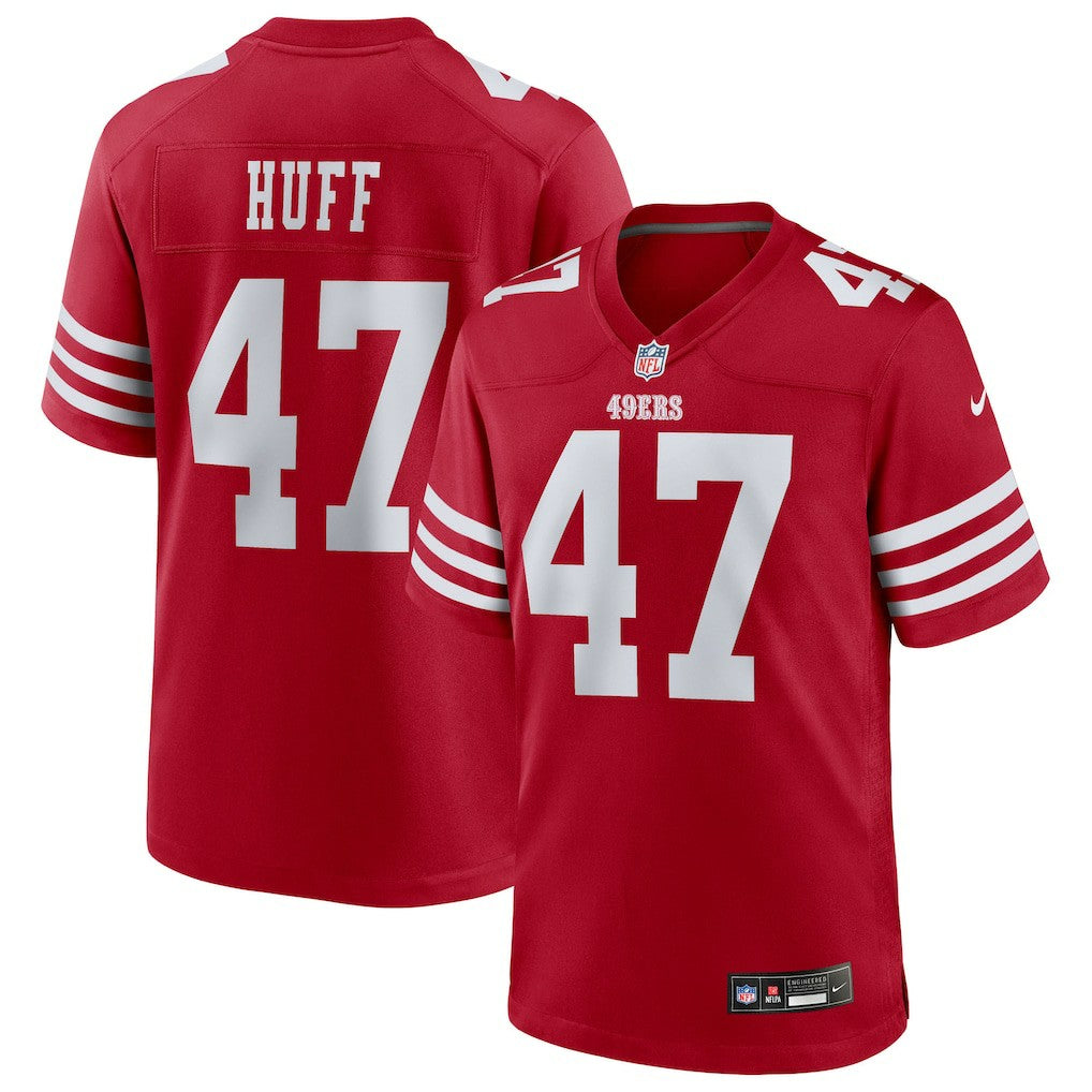 Bryce Huff San Francisco 49ers Team Game Jersey Scarlet | Nike for Sale