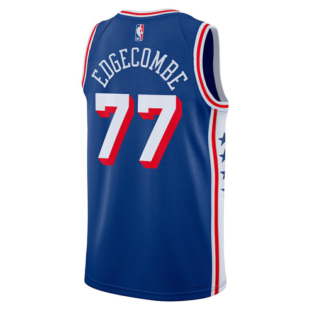 V. J. Edgecombe Philadelphia 76ers Unisex 2025 NBA Draft First Round Pick Swingman Jersey Icon Edition Royal - NBA