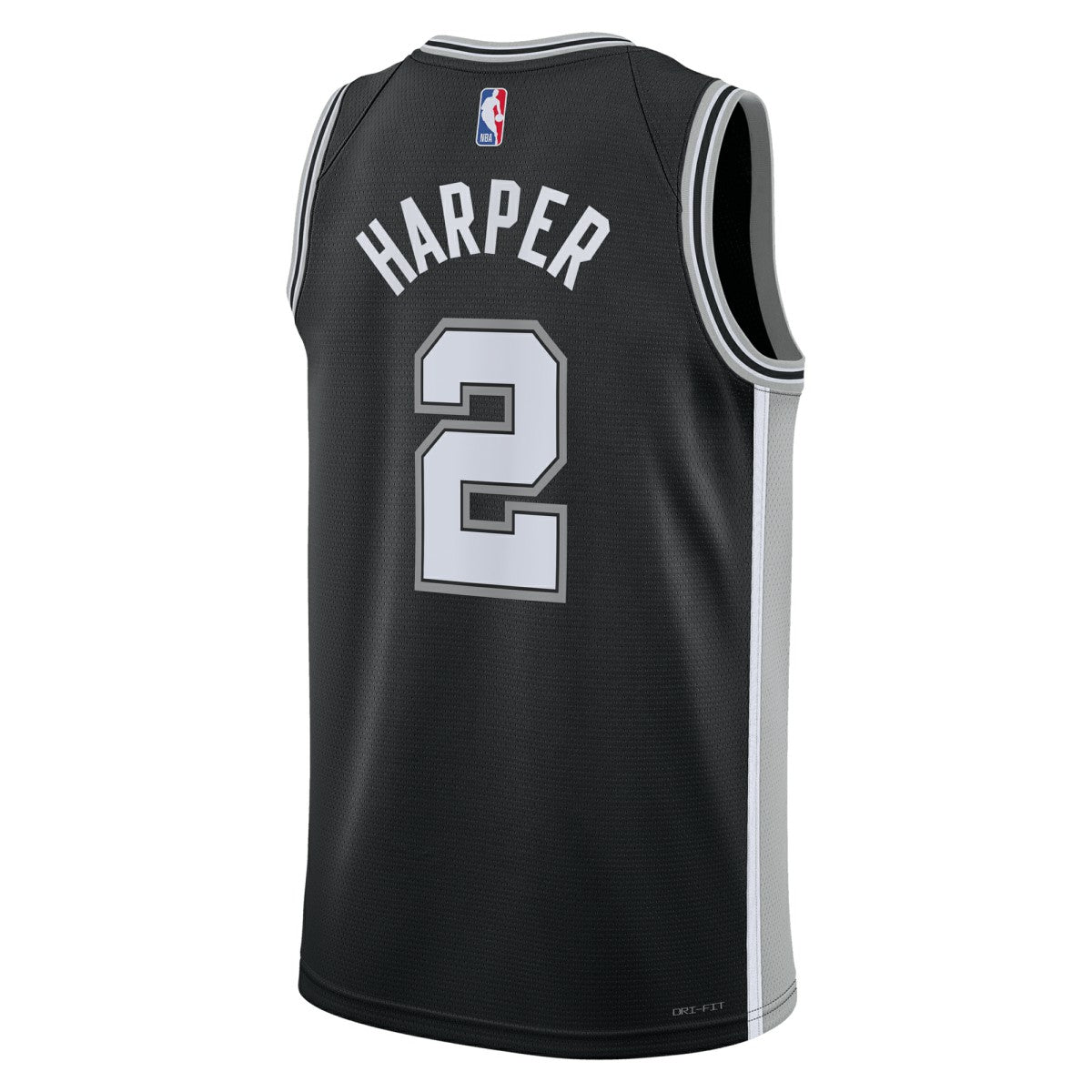 Dylan Harper San Antonio Spurs Unisex 2025 NBA Draft First Round Pick Swingman Jersey Icon Edition Black - NBA