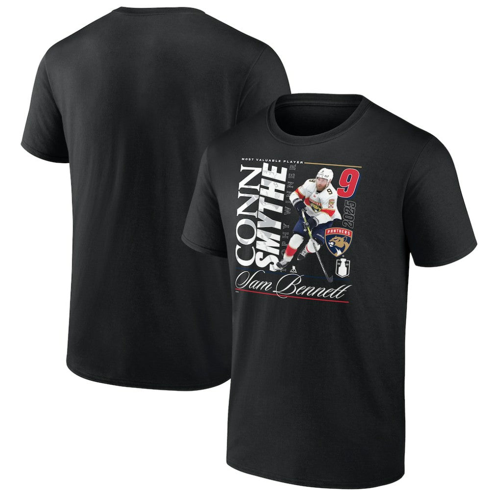 Sam Bennett Florida Panthers 2025 Conn Smythe Winner T-Shirt - Black - NHL
