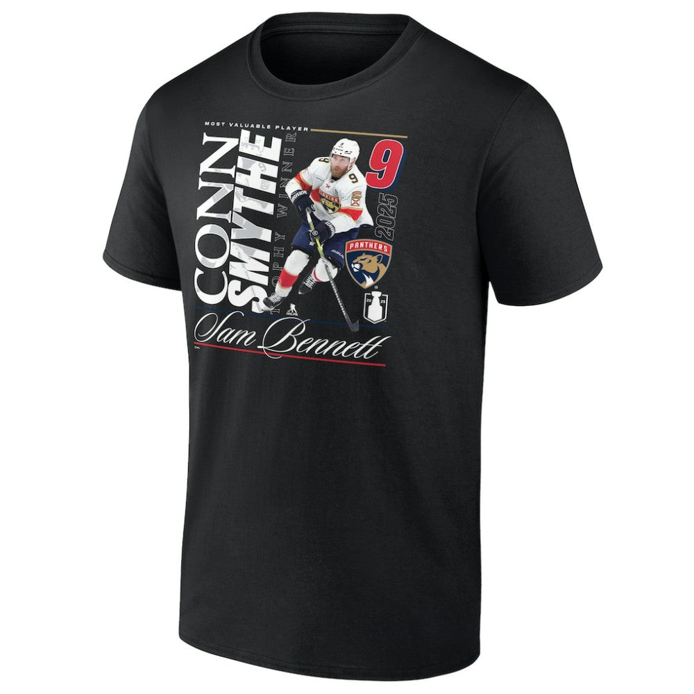 Sam Bennett Florida Panthers 2025 Conn Smythe Winner T-Shirt - Black - NHL
