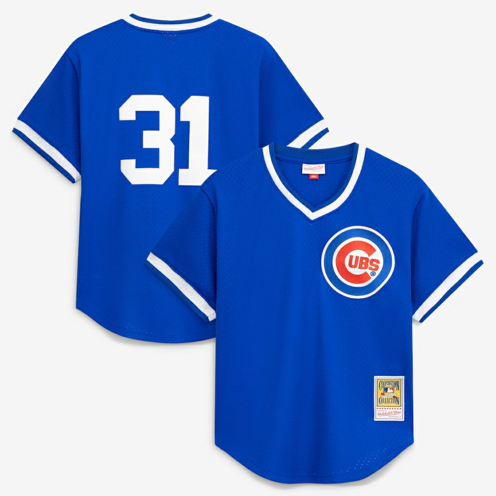 Greg Maddux Chicago Cubs Mitchell & Ness Authentic Batting Practice Jersey - MLB