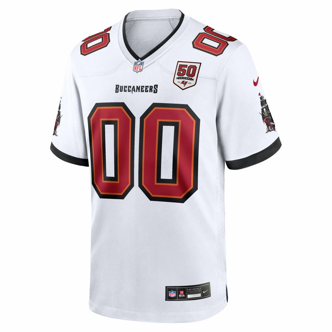 Tampa Bay Buccaneers 50th Season Custom Game Jersey White | Nike for Sale