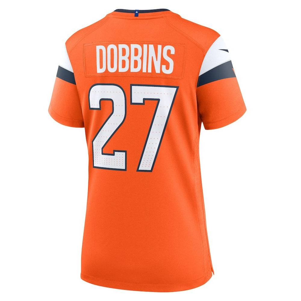 J.K. Dobbins Denver Broncos Women's Team Game Jersey Orange | Nike for Sale