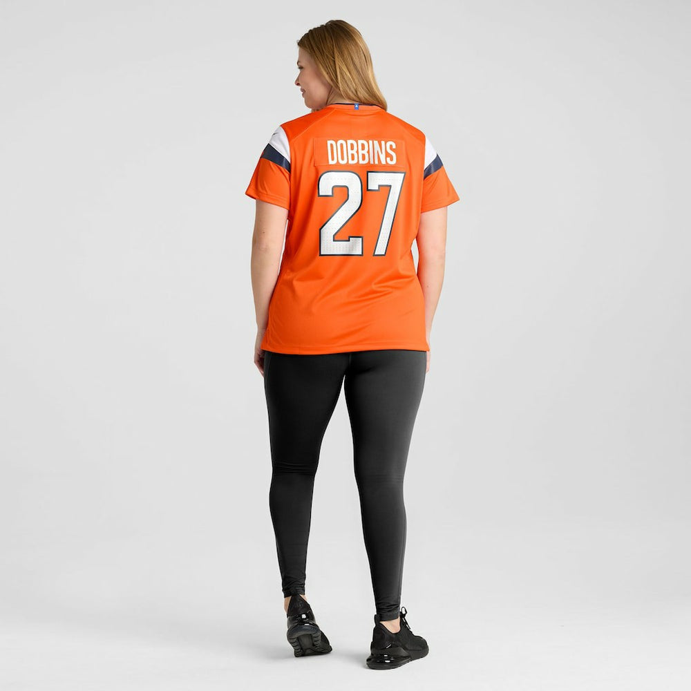 J.K. Dobbins Denver Broncos Women's Team Game Jersey Orange | Nike for Sale