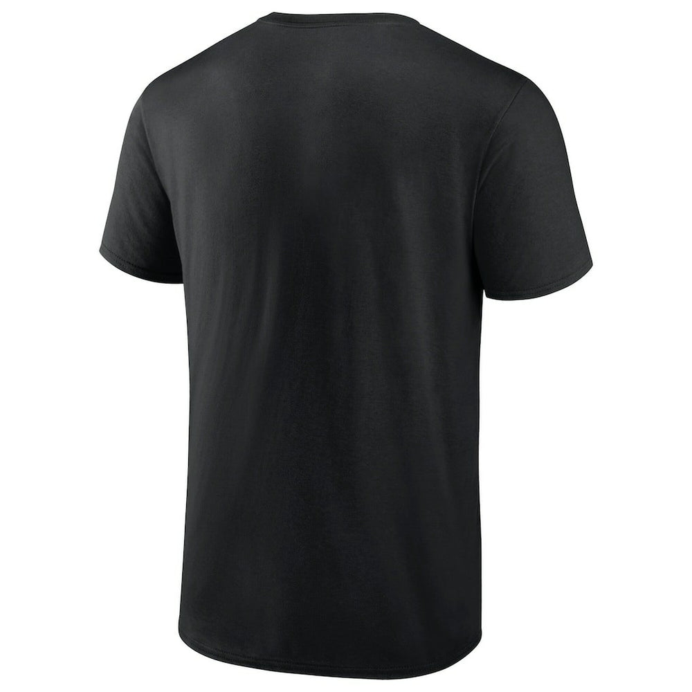 Detroit Pistons Color Block Slant Quick Strike T-Shirt Black - NBA