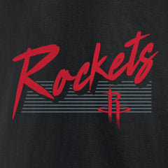 Houston Rockets Color Block Slant Quick Strike T-Shirt Black - NBA
