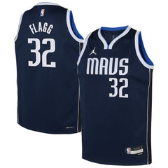 Cooper Flagg Dallas Mavericks Jordan Brand Youth Swingman Jersey Statement Editi- Navy - NBA