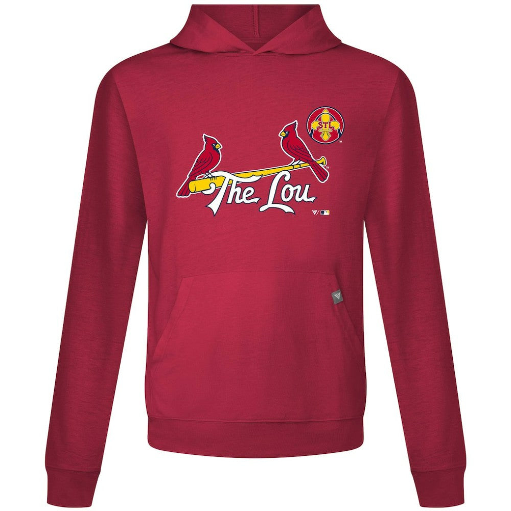 St. Louis Cardinals Levelwear City Connect Relay Core Logo Pullover Hoodie - MLB