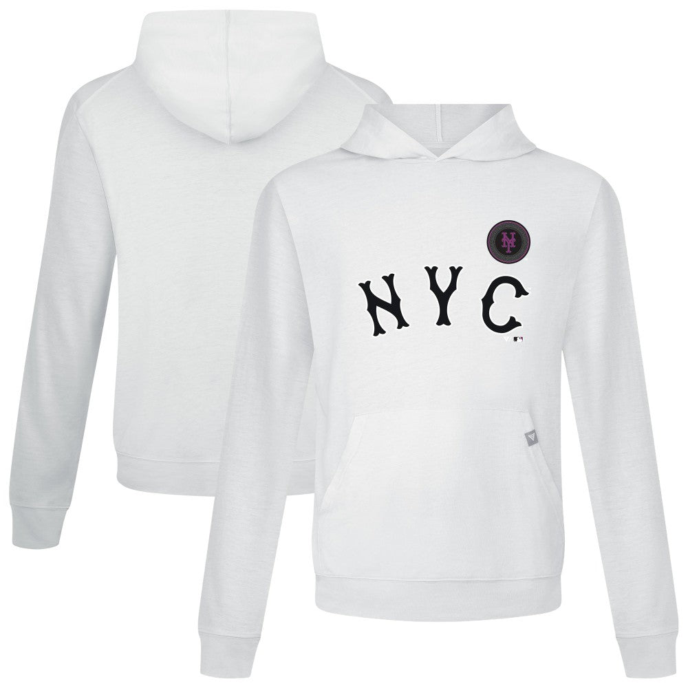 New York Mets Levelwear City Connect Relay Core Logo Pullover Hoodie - MLB