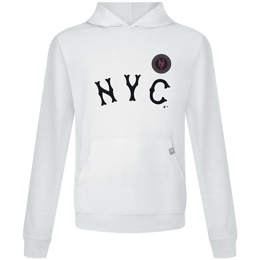 New York Mets Levelwear City Connect Relay Core Logo Pullover Hoodie - MLB