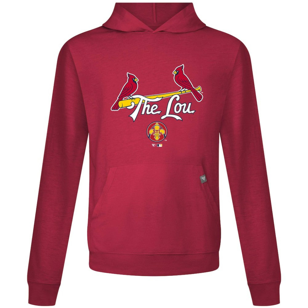 St. Louis Cardinals Levelwear City Connect Relay Back Splash Pullover Hoodie - MLB
