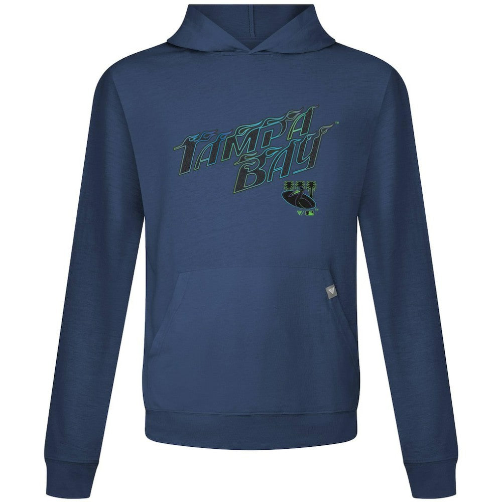 Tampa Bay Rays Levelwear City Connect Relay Back Splash Pullover Hoodie - MLB
