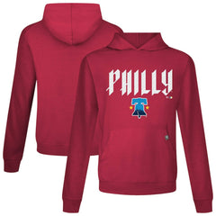 Philadelphia Phillies Levelwear City Connect Relay Back Splash Pullover Hoodie - MLB
