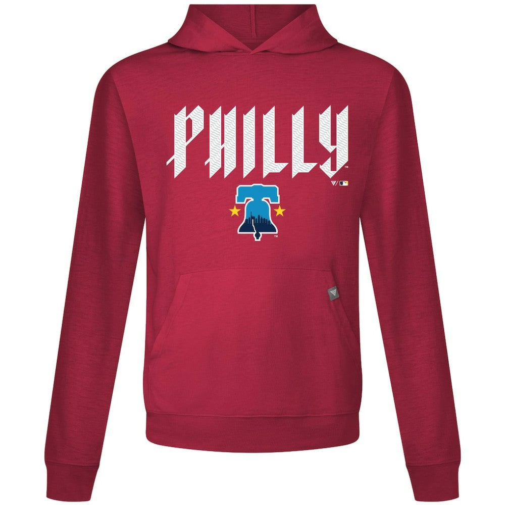 Philadelphia Phillies Levelwear City Connect Relay Back Splash Pullover Hoodie - MLB