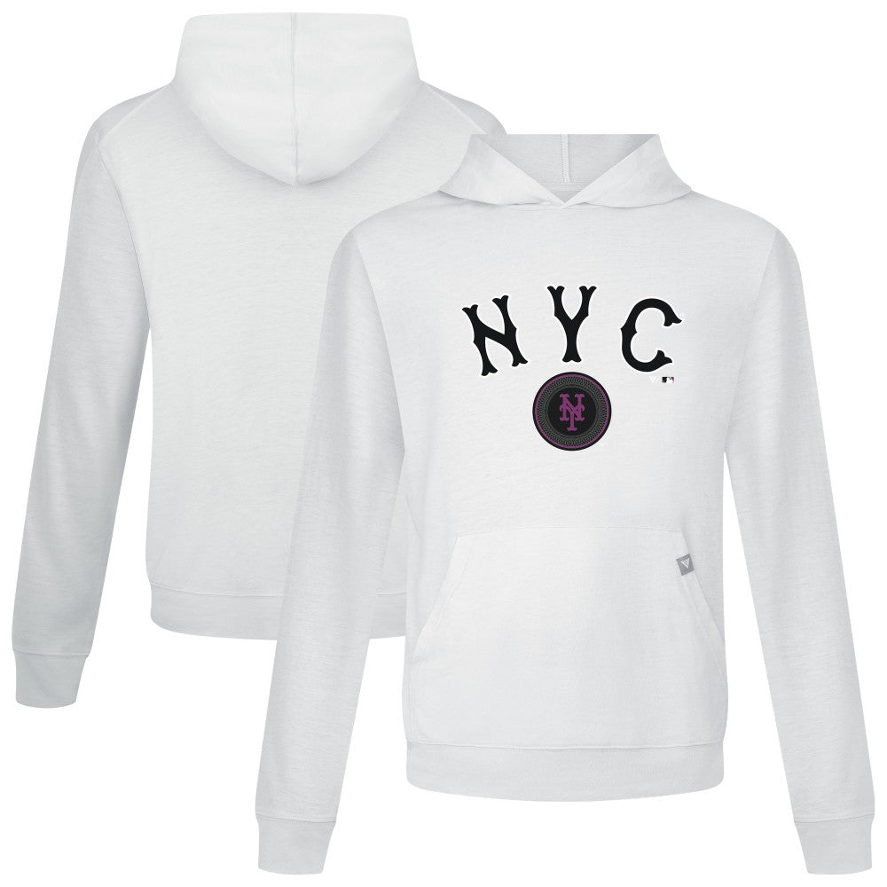 New York Mets Levelwear City Connect Relay Back Splash Pullover Hoodie - MLB