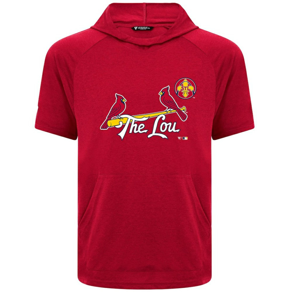 St. Louis Cardinals Levelwear City Connect Phase Core Logo Pullover Hoodie T-Shirt - MLB