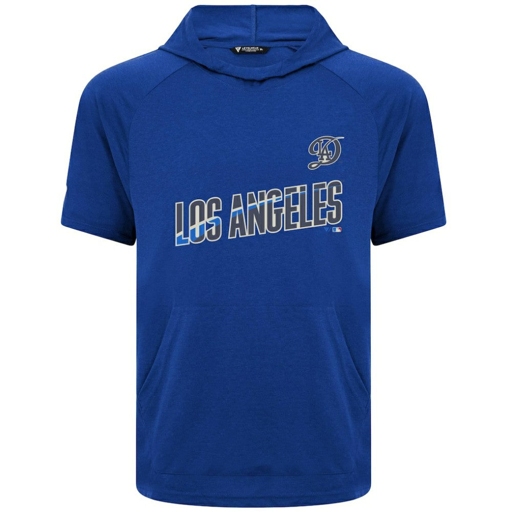 Los Angeles Dodgers Levelwear City Connect Phase Core Logo Pullover Hoodie T-Shirt - MLB