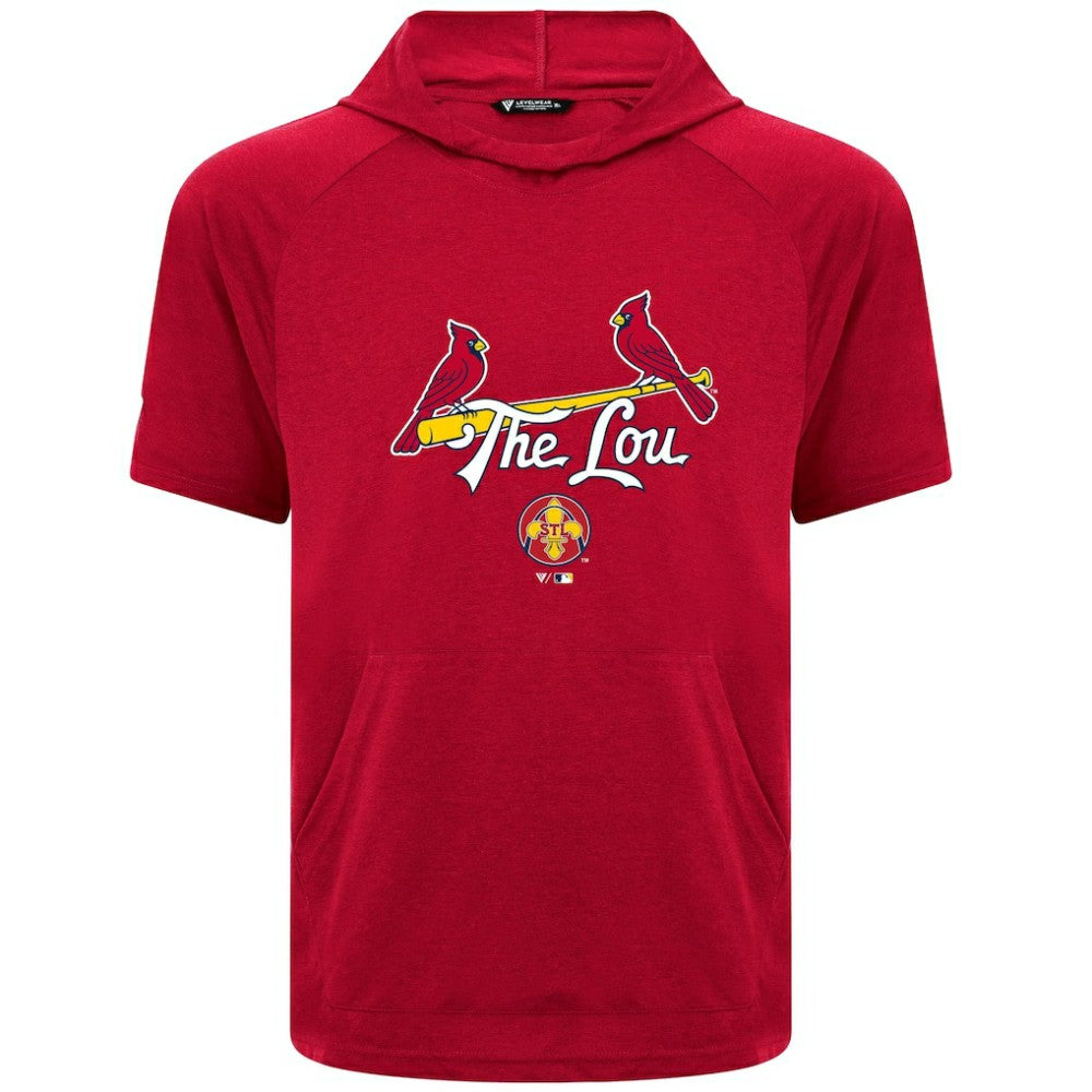 St. Louis Cardinals Levelwear City Connect Phase Back Plash Hoodie T-Shirt - MLB