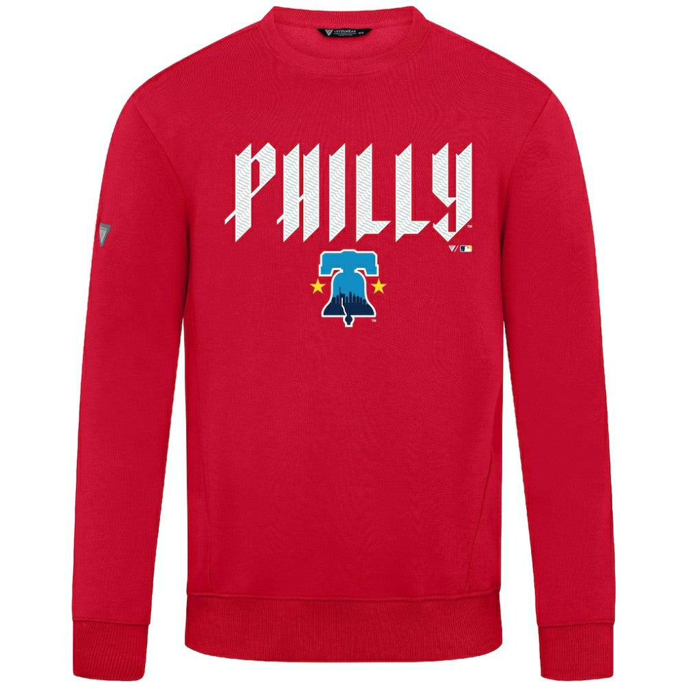 Philadelphia Phillies Levelwear City Connect Zane Back Splash Sweatshirt - MLB