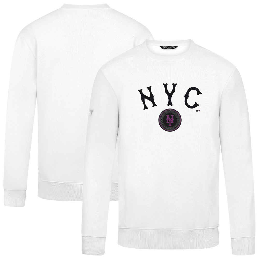 New York Mets Levelwear City Connect Zane Back Splash Sweatshirt - MLB