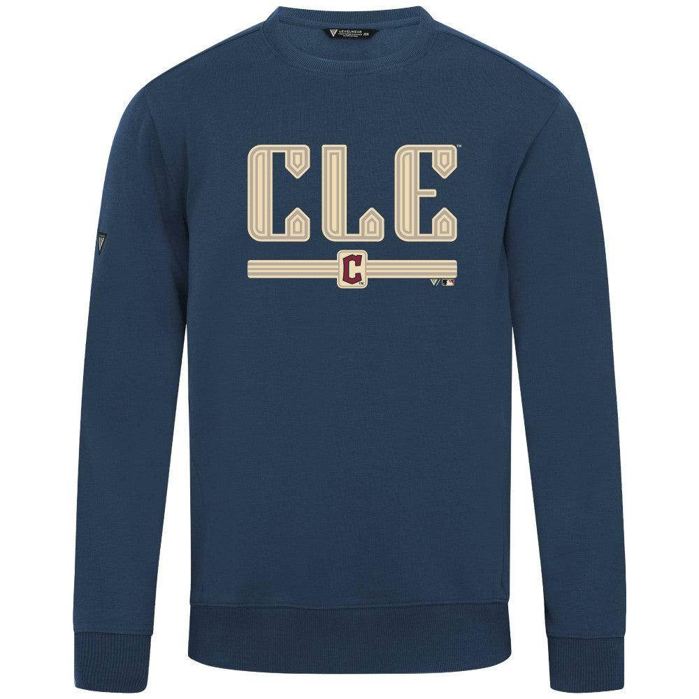 Cleveland Guardians Levelwear City Connect Zane Back Splash Sweatshirt - MLB