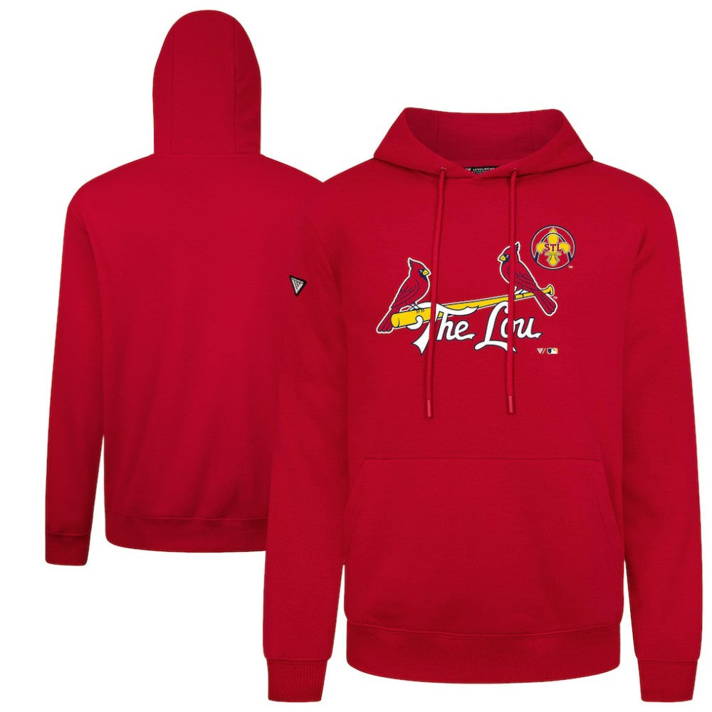 St. Louis Cardinals Levelwear City Connect Podium Core Logo Pullover Hoodie - MLB
