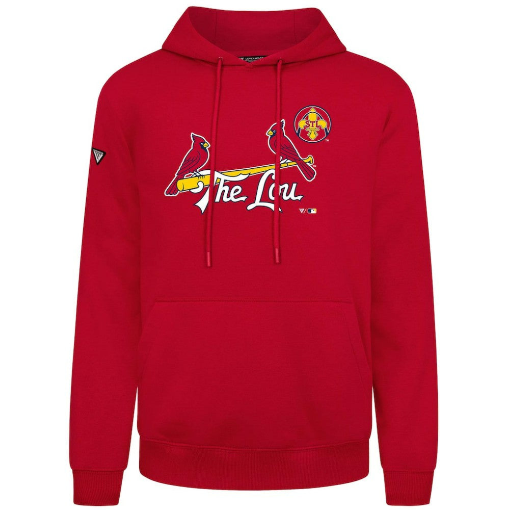 St. Louis Cardinals Levelwear City Connect Podium Core Logo Pullover Hoodie - MLB