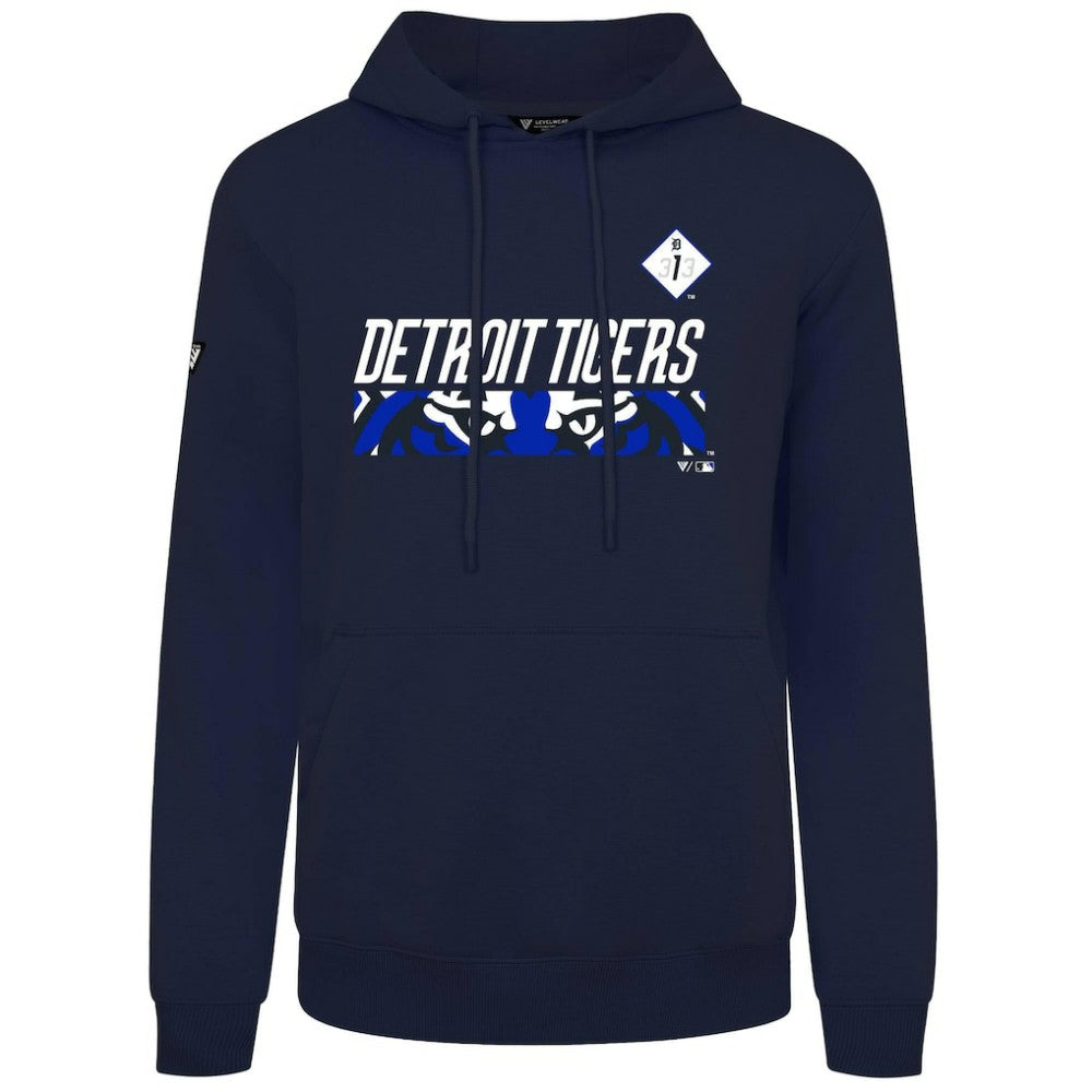 Detroit Tigers Levelwear City Connect Podium Core Logo Pullover Hoodie - MLB