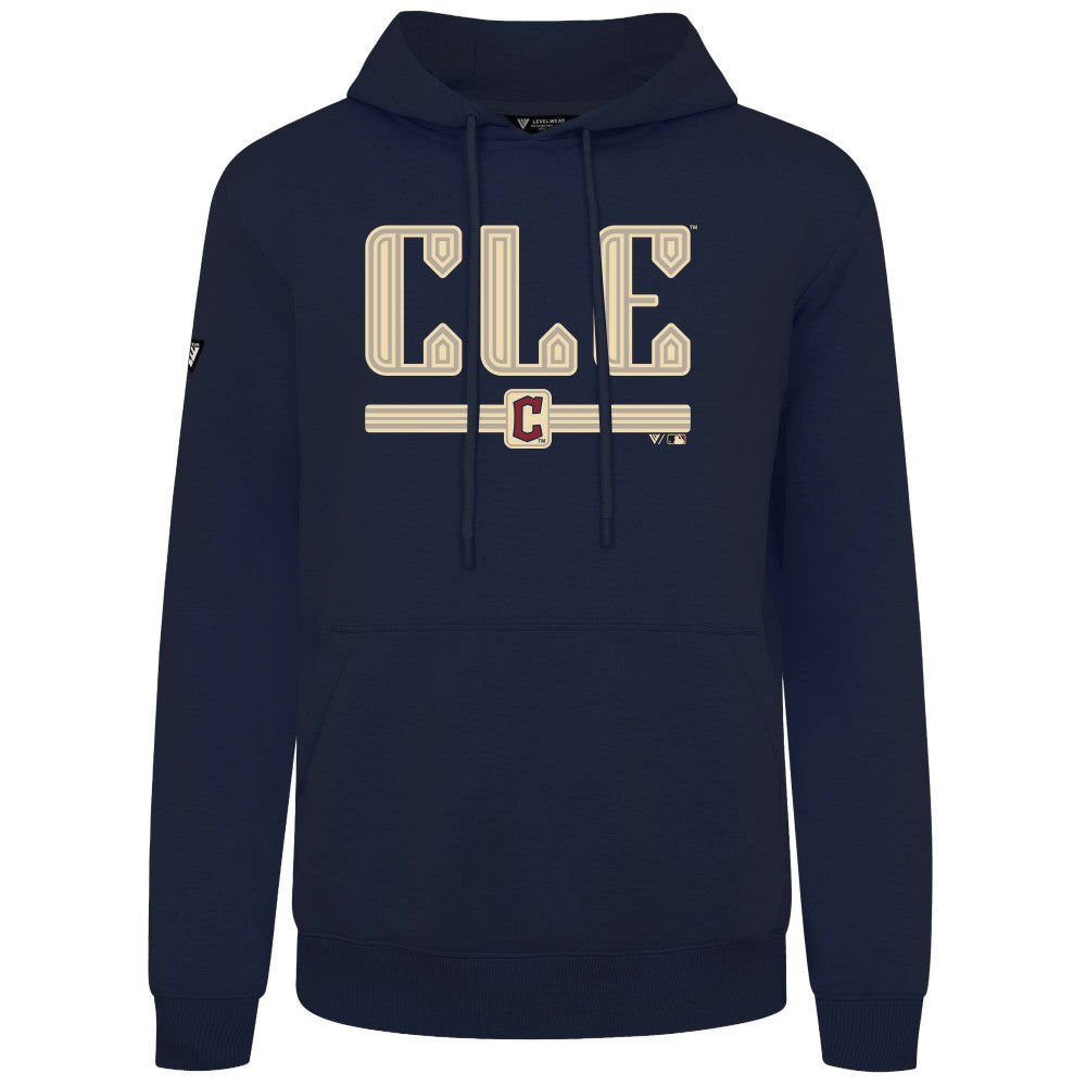 Cleveland Guardians Levelwear City Connect Podium Back Splash Pullover Hoodie - MLB