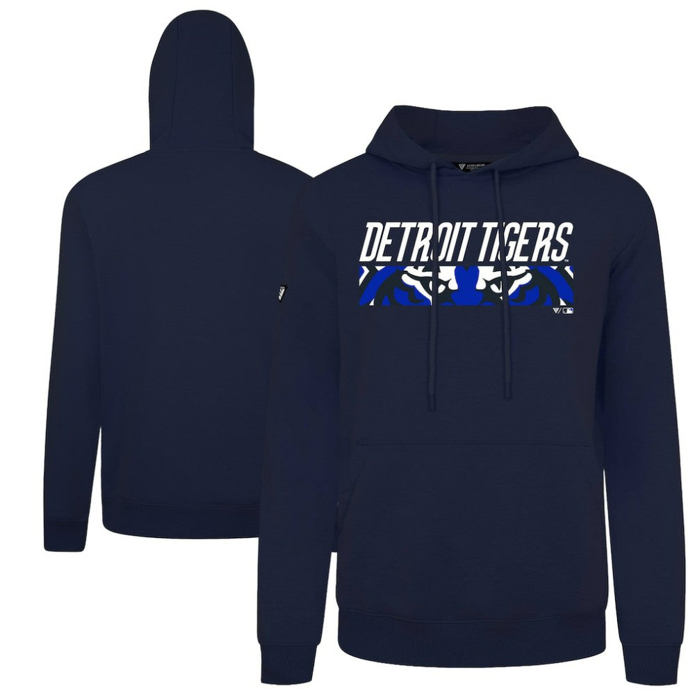 Detroit Tigers Levelwear City Connect Podium Back Splash Pullover Hoodie - MLB