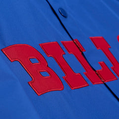 Buffalo Bills Coaches Full-Snap Hooded Windbreaker Jacket Royal | Mitchell & Ness