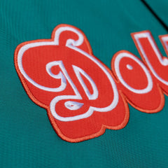 Miami Dolphins Coaches Full-Snap Hooded Windbreaker Jacket Aqua | Mitchell & Ness