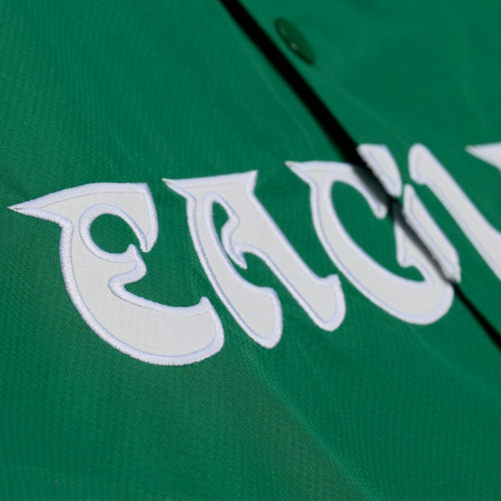 Philadelphia Eagles Coaches Full-Snap Hooded Windbreaker Jacket Kelly Green | Mitchell & Ness